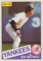 1985 O-Pee-Chee #324 Don Mattingly Baseball Card