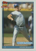 1991 Topps Desert Shield #619 David Wells Baseball Card