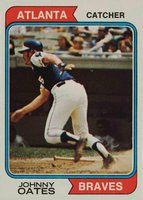 1974 Topps #183 Johnny Oates Baseball Card