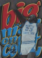 2011 Fleer Retro Big Men on Court #1 Michael Jordan Basketball Card