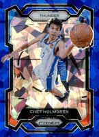 2023 Panini Prizm #115 Chet Holmgren Blue Ice Basketball Card