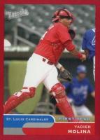 2004 Bazooka #275 Yadier Molina Without Bat-Red Chunks Baseball Card