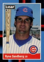 1988 Leaf #207 Ryne Sandberg Baseball Card