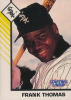 1993 Kenner Starting Lineup # Frank Thomas Portrait Baseball Card
