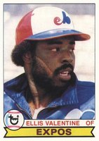 1979 Topps #535 Ellis Valentine Baseball Card