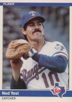 1984 Fleer Update #U-130 Ned Yost Baseball Card
