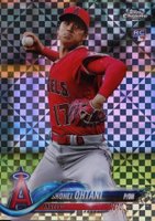 2018 Topps Chrome Update #HMT1 Shohei Ohtani X-Fractor Baseball Card