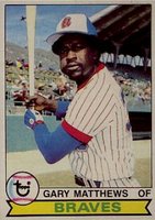 1979 Topps #85 Gary Matthews Baseball Card