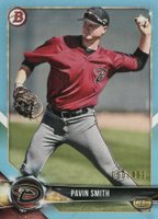 2018 Bowman Draft #BD131 Pavin Smith Sky Blue Baseball Card