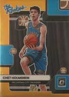 2022 Panini Donruss Optic the Rookies #2 Chet Holmgren Gold Basketball Card