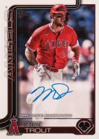 2025 Topps #200 Mike Trout Autograph Baseball Card