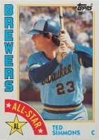 1984 Topps #404 Ted Simmons Baseball Card