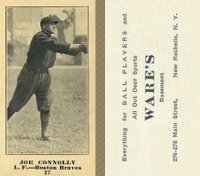 1916 Wares #37 Joe Connolly Baseball Card