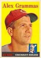 1958 Topps #254 Alex Grammas Baseball Card