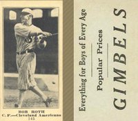 1916 Gimbels #145 Bob Roth Baseball Card