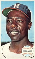 1964 Topps Giants #49 Hank Aaron Baseball Card