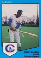 1989 Procards #736 Bernie Williams Columbus Clippers Baseball Card