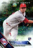 2016 Topps Chrome Update #HMT48 Aaron Nola Baseball Card