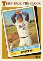 1986 Topps Tiffany #402 Tom Seaver Turn Back The Clock Baseball Card