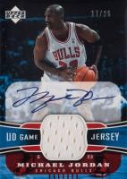2004 Upper Deck Game Jersey Autograph #AGJMJ Michael Jordan Basketball Card