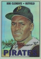 1998 Topps Clemente-Finest #13 1967 Topps Reprint Baseball Card