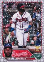 2023 Topps Holiday #H105 Michael Harris II Metallic Baseball Card