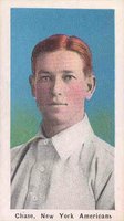 1910 Sporting Life # Hal Chase Blue Background Baseball Card