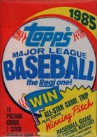 1985 Topps #WP Wax Pack Baseball Card