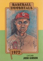 1980 Baseball Immortals #128 Josh Gibson Baseball Card