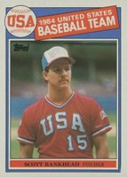 1985 Topps #393 Scott Bankhead 84 USA Baseball Team Baseball Card