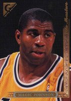 1995 Topps Gallery #6 Magic Johnson Basketball Card