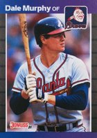 1989 Donruss #104 Dale Murphy Baseball Card