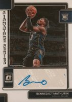2022 Panini Donruss Optic Signature Series #SSBNM Bennedict Mathurin Basketball Card