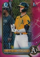 2022 Bowman Chrome Prospects #BCP89 Max Muncy Fuchsia Refractor Baseball Card