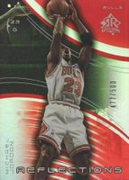 2003 Upper Deck Triple Dimensions Reflections  #5 Michael Jordan Ruby Basketball Card