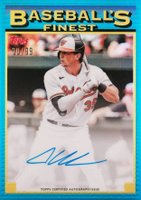 2024 Topps Finest 1993 Finest Prototypes Autographs #93AAR Adley Rutschman Baseball Card