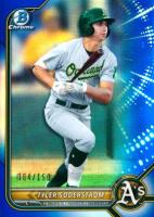 2022 Bowman Chrome Prospects #BCP41 Tyler Soderstrom Blue Refractor Baseball Card