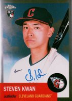 2022 Topps Chrome Platinum Anniversary Autographs #SK Steven Kwan Baseball Card