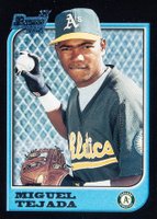 1997 Bowman #411 Miguel Tejada Baseball Card