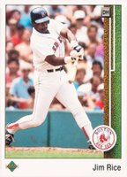 1989 Upper Deck #413 Jim Rice Baseball Card