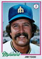 1978 Topps #333 Jim Todd Baseball Card