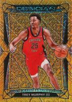 2023 Panini Obsidian #189 Trey Murphy III Electric Etch Gold Flood Basketball Card
