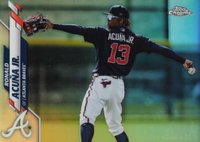2020 Topps Chrome #112 Ronald Acuna Jr. SP Baseball Card