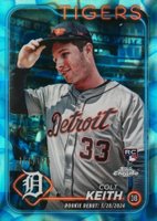 2024 Topps Chrome Update #USC178 Colt Keith Aqua/Blue Lava Lamp Baseball Card