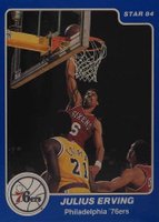 1984 Star Arena Philadelphia 76ers #1 Julius Erving Basketball Card