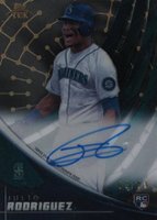 2022 Topps Clearly Authentic Topps Tek Autographs #JRO Julio Rodriguez Baseball Card