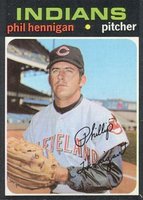 1971 Topps #211 Phil Hennigan Baseball Card