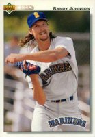1992 Upper Deck #164 Randy Johnson Gold Hologram Baseball Card