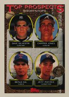 1993 Topps #529 Top Prospects Shortstops Colorado Rockies Inaugural Baseball Card