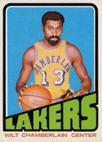 1972 Topps #1 Wilt Chamberlain Basketball Card